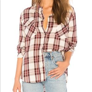Sanctuary Boyfriend for Life Shirt Renegade Plaid